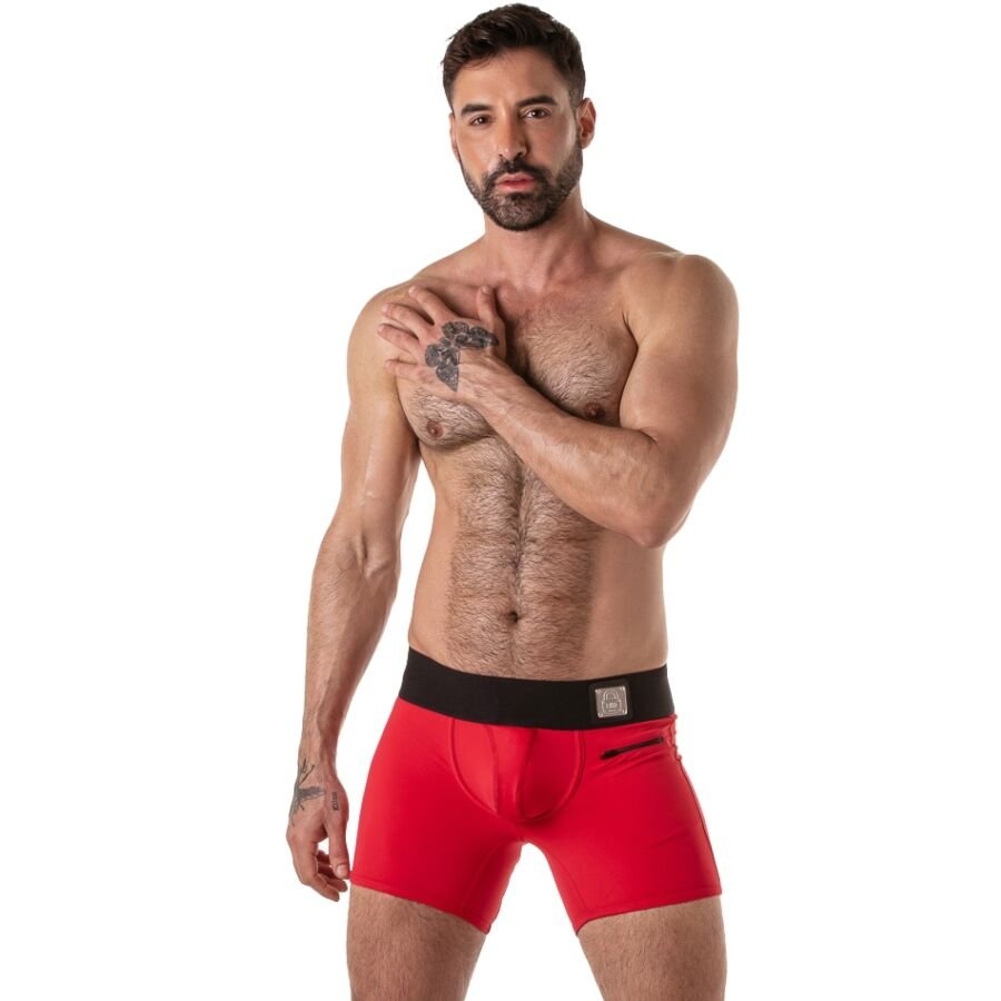 LOCKER GEAR - WIDE WAISTBAND TRUNK RED M LOCKER GEAR