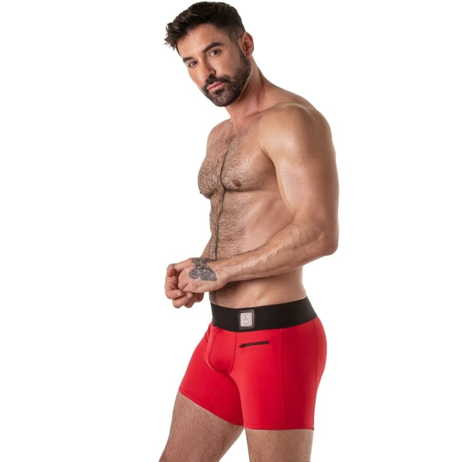 LOCKER GEAR - WIDE WAISTBAND TRUNK RED L