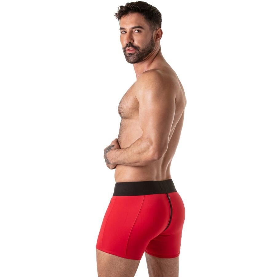 LOCKER GEAR - WIDE WAISTBAND TRUNK RED L