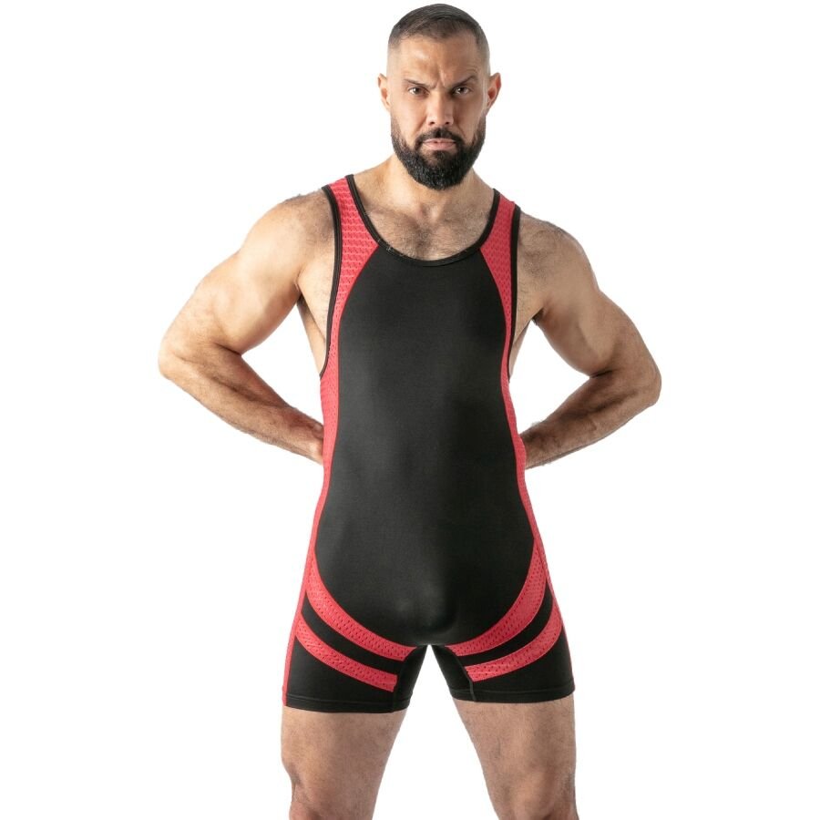 LOCKER GEAR - OPEN ACCESS SINGLET RED S LOCKER GEAR