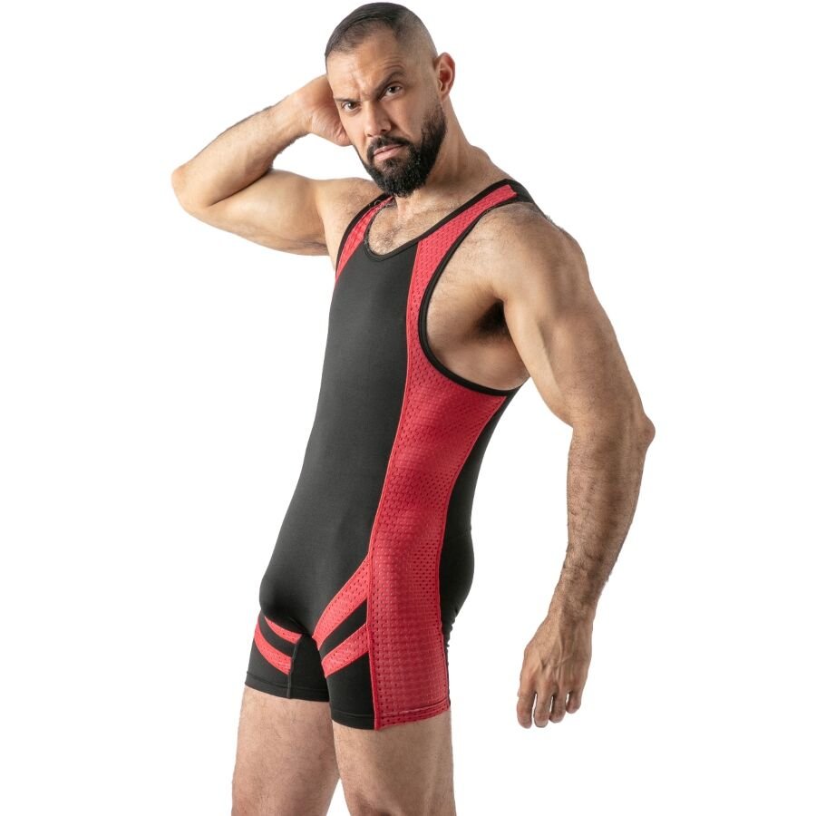LOCKER GEAR - OPEN ACCESS SINGLET RED M