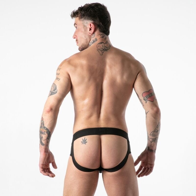 LOCKER GEAR - FULL MILITARY ACCESS JOCK BRIEF BLACK S