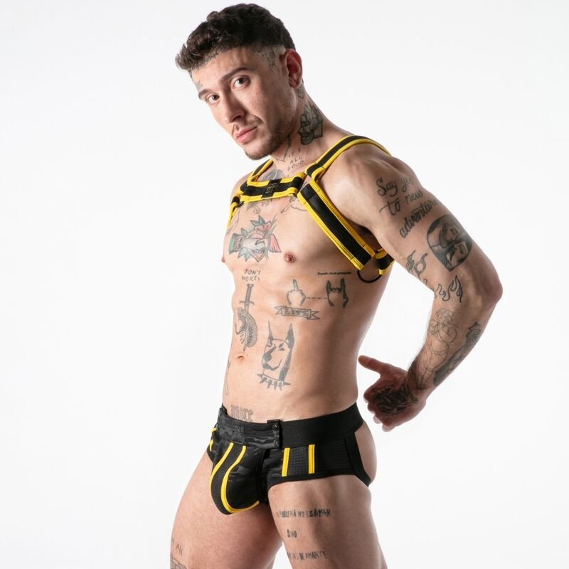 LOCKER GEAR - FULL MILITARY ACCESS HARNESS YELLOW L/XL