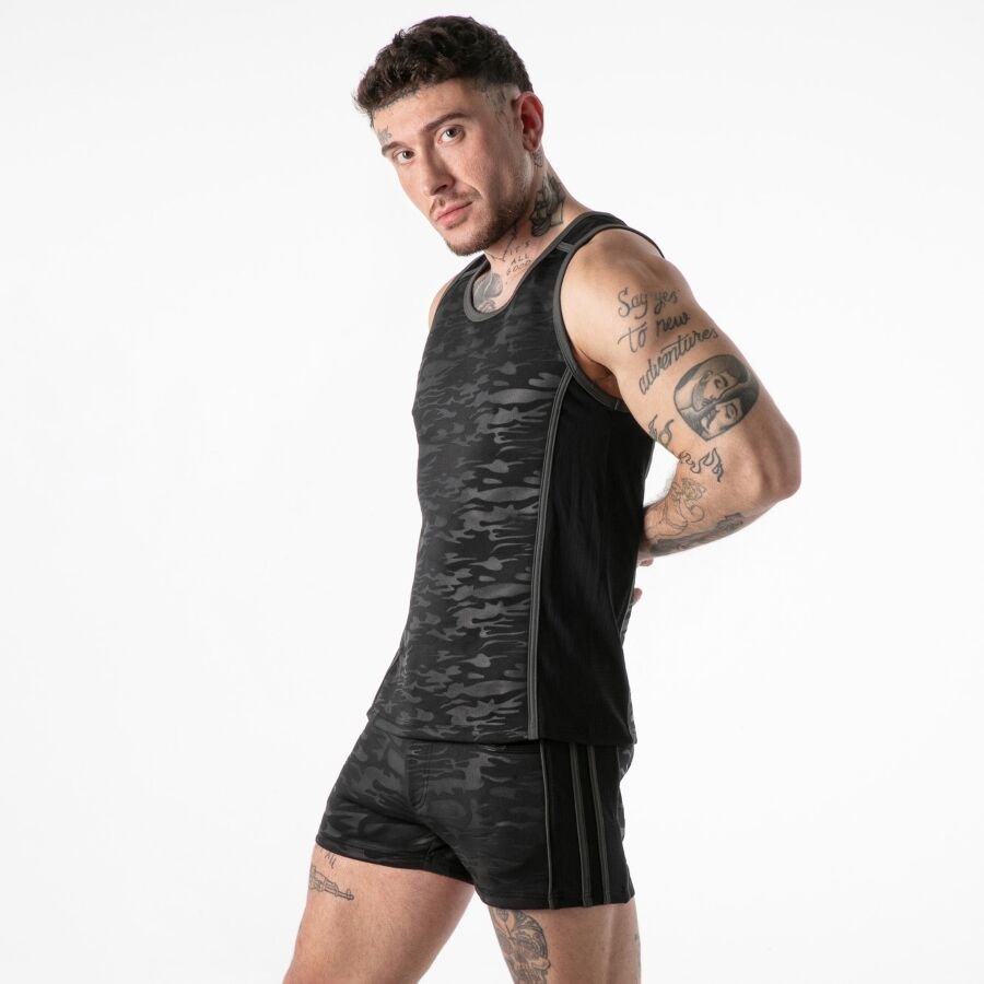 LOCKER GEAR - FULL MILITARY ACCESS TANKTOP BLACK M LOCKER GEAR