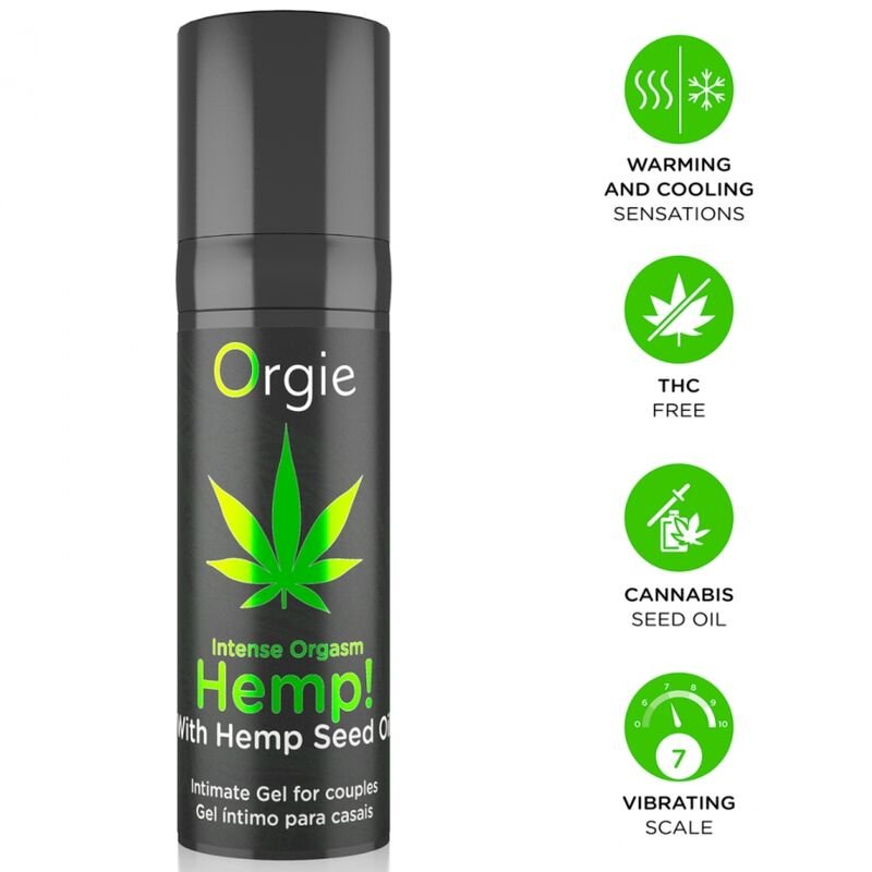 Comprar Orgie - Hemp! Intense Orgasm Multiple Sensations Intimate Gel 15 Ml
