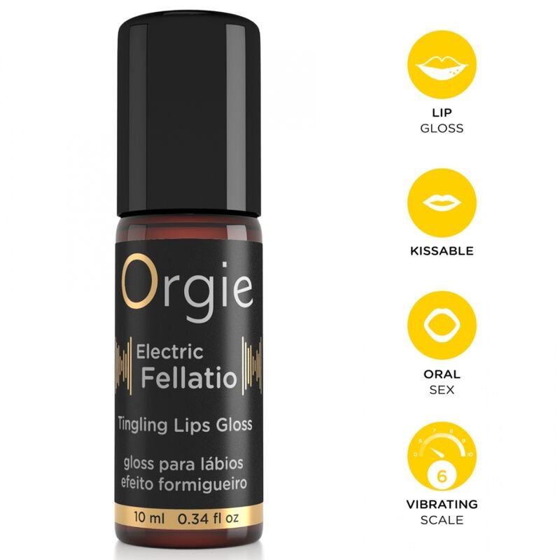 Comprar Orgie - Electric Fellatio Vibrating Tingling Lip Gloss 10 Ml
