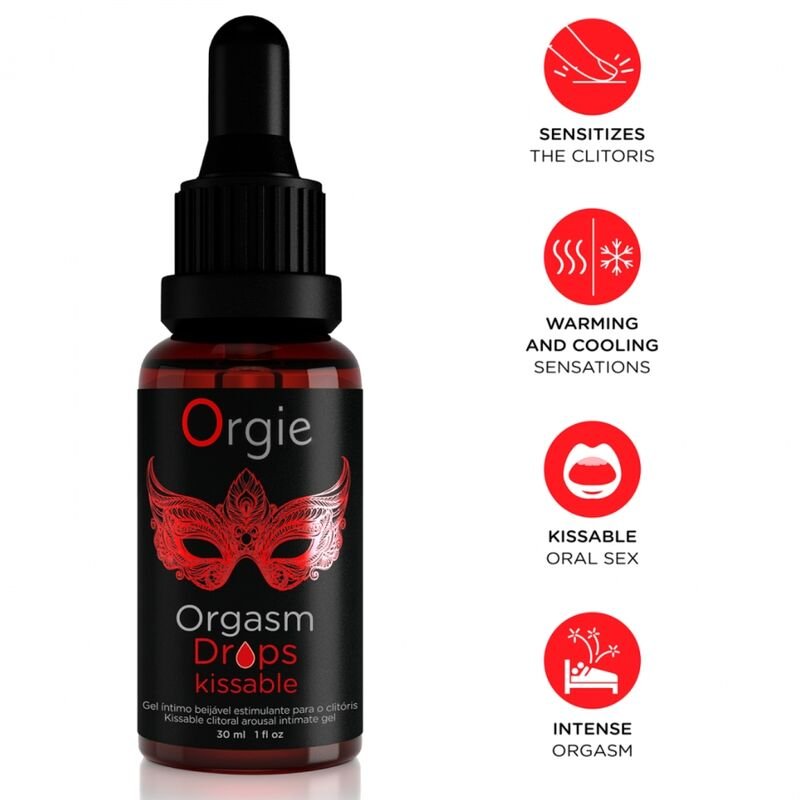 Comprar Orgie - Orgasm Drops Kissable Clitoral Arousal 30 Ml