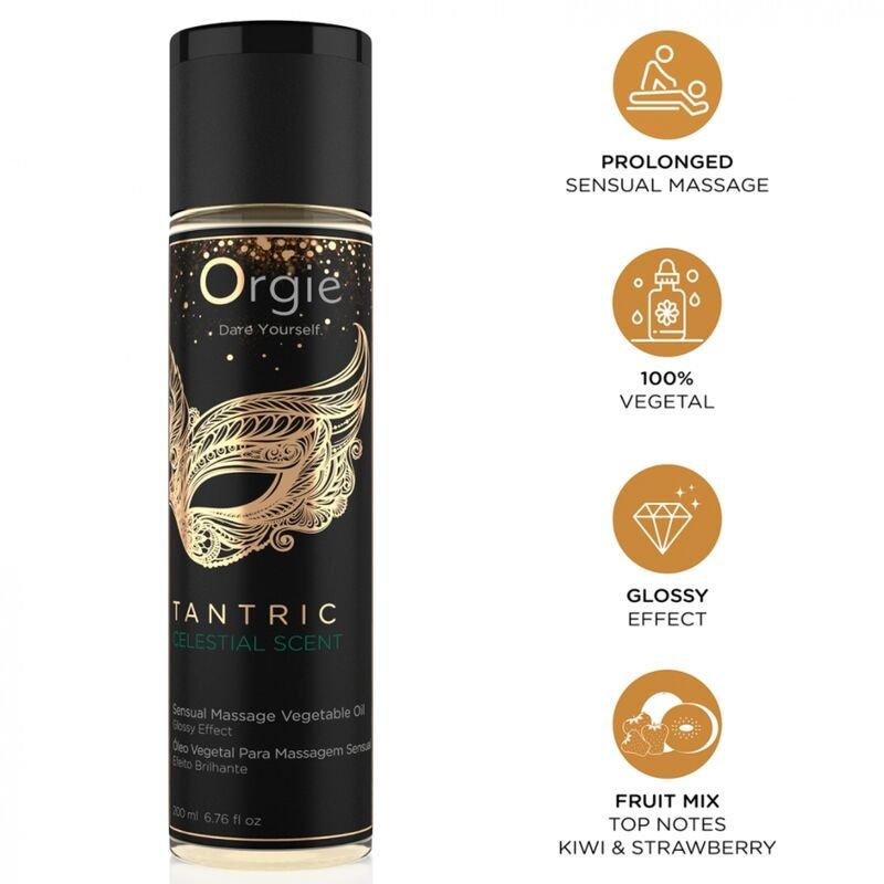 Comprar Orgie - Tantric Celestial Scent Sensual Massage Vegetal Oil 200 Ml