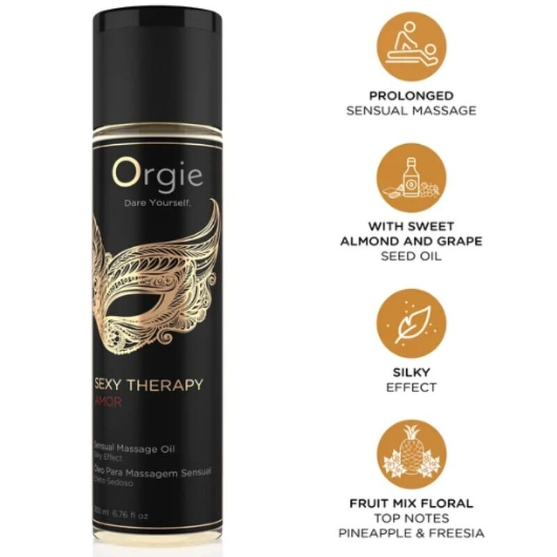 ORGIE - SEXY THERAPY AMOR SENSUAL MASSAGE OIL 200 ML ORGIE