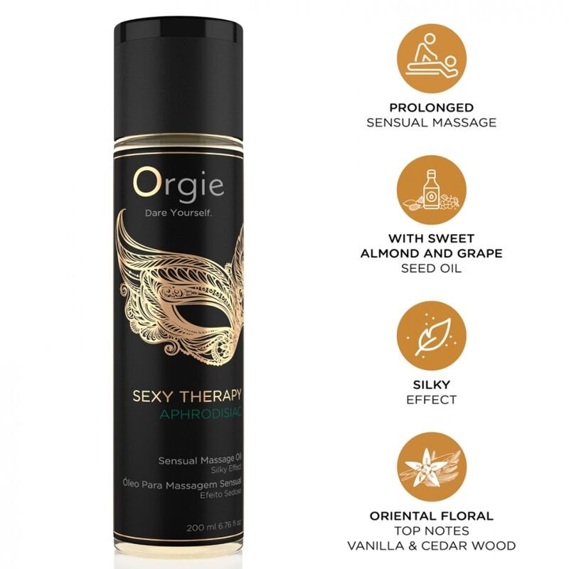 ORGIE - SEXY THERAPY APHRODISIAC SENSUAL MASSAGE OIL 200 ML ORGIE