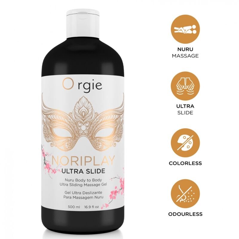 ORGIE - NORIPLAY ULTRA SLIDE BODY TO BODY NURU MASSAGE GEL 500 ML ORGIE
