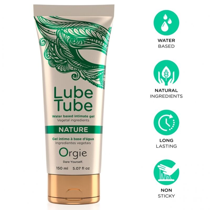 ORGIE - LUBE TUBE NATURE WATER-BASED INTIMATE GEL 150 ML ORGIE