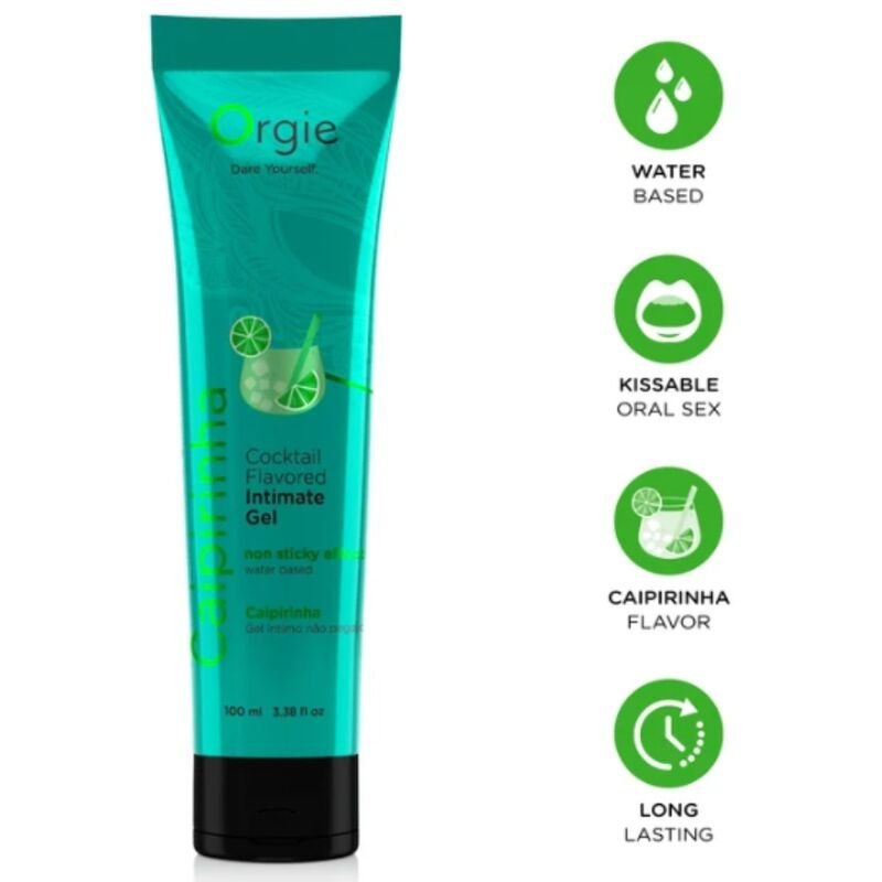 Comprar Orgie - Lube Tube Cocktail Caipirinha Kissable Water-based Intimate Gel 100 Ml