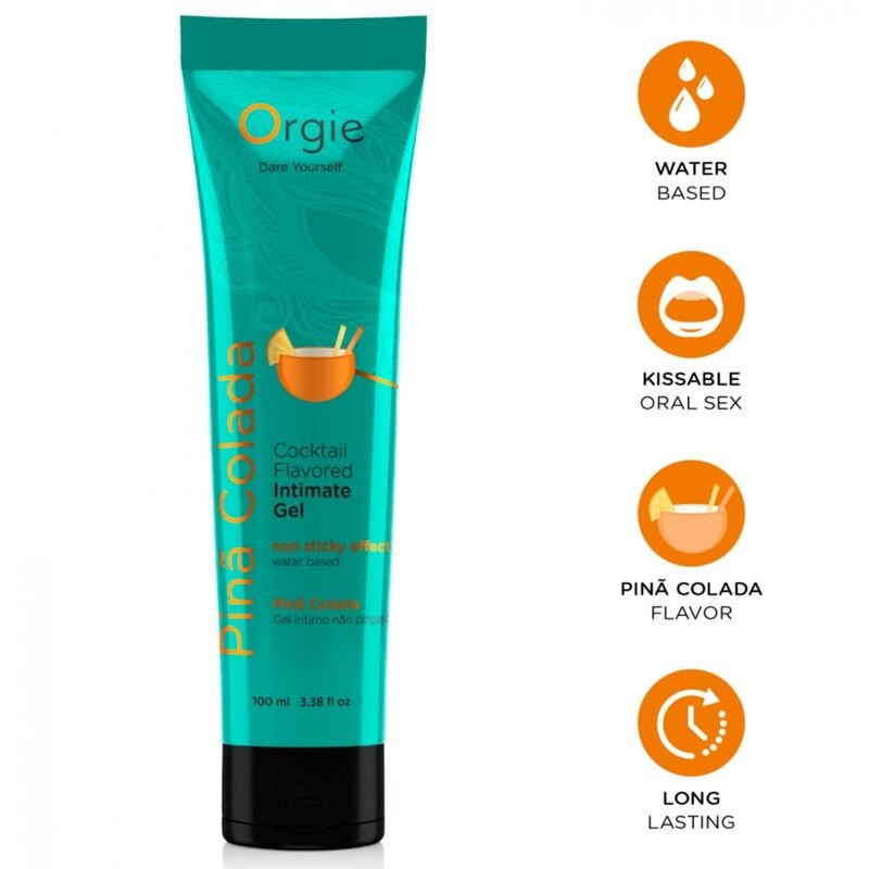 Comprar Orgie - Lube Tube Cocktail Piña Colada Kissable Water-based Intimate Gel 100 Ml