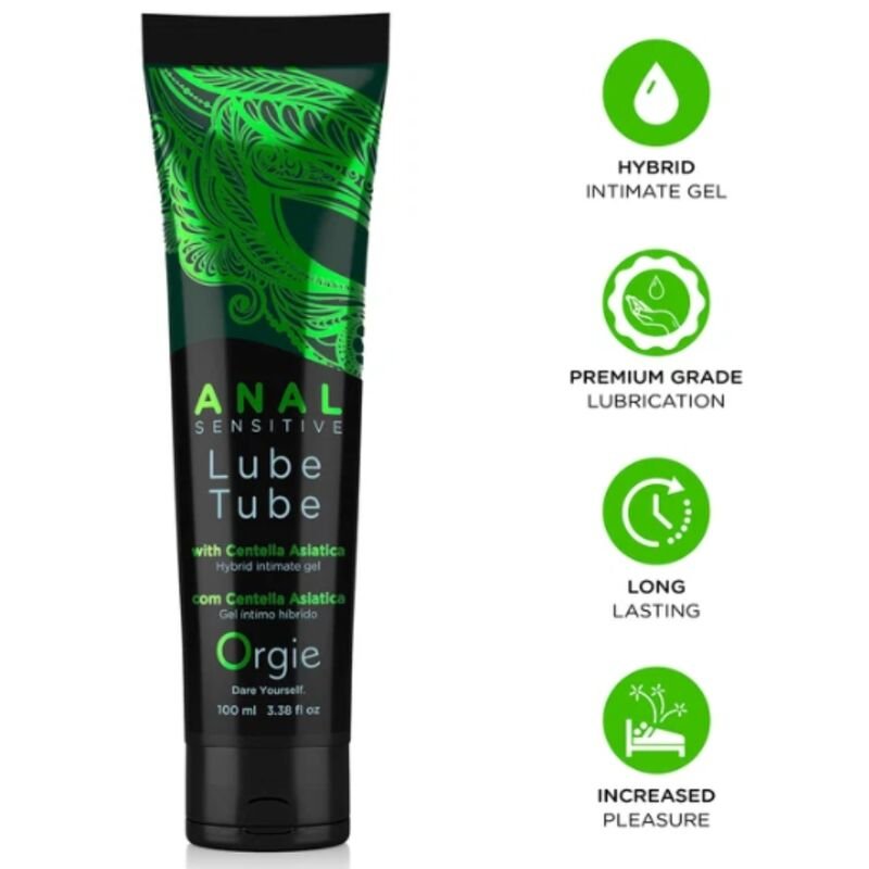 ORGIE - LUBE TUBE ANAL SENSITIVE HYBRID INTIMATE GEL FOR ANAL SEX 100 ML ORGIE