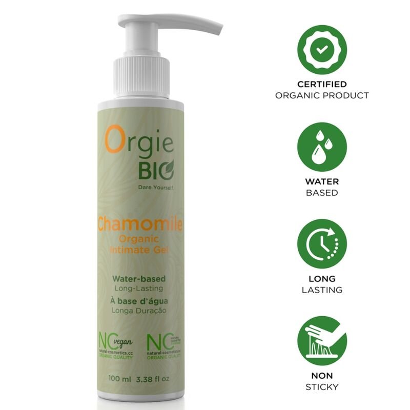 ORGIE - BIO CHAMOMILE ORGANIC WATER-BASED INTIMATE GEL 100 ML ORGIE