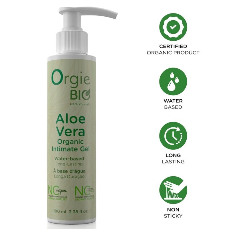 ORGIE - BIO ALOE VERA ORGANIC WATER-BASED INTIMATE GEL 100 ML ORGIE
