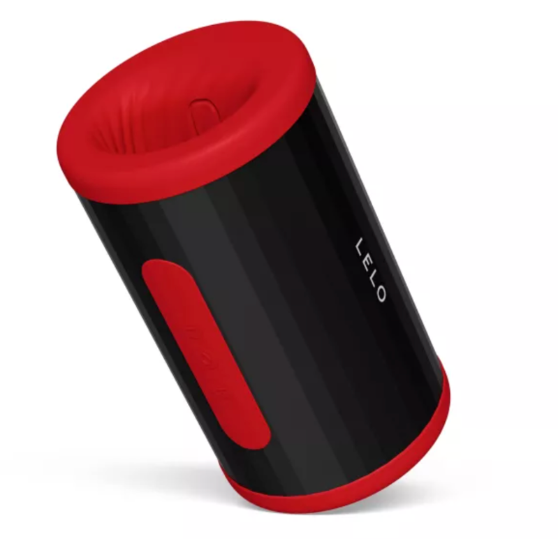 LELO - F2S DOUBLE SONIC MALE STROKER WITH DUAL SONIC STIMULATION RED LELO