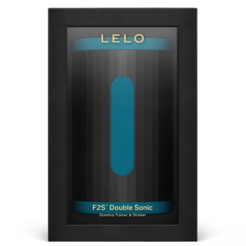 LELO - F2S DOUBLE SONIC MALE STROKER WITH DUAL SONIC STIMULATION TEAL