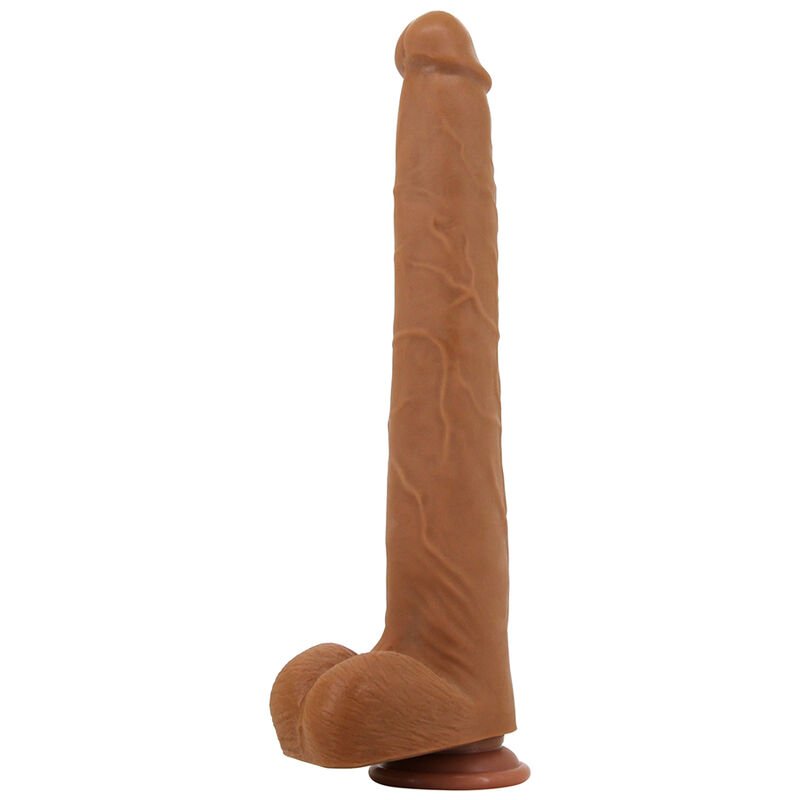 PRETTY LOVE - VIGGO REALISTIC SOFT-TOUCH SKIN-SLIDING DILDO 36,5 CM BROWN