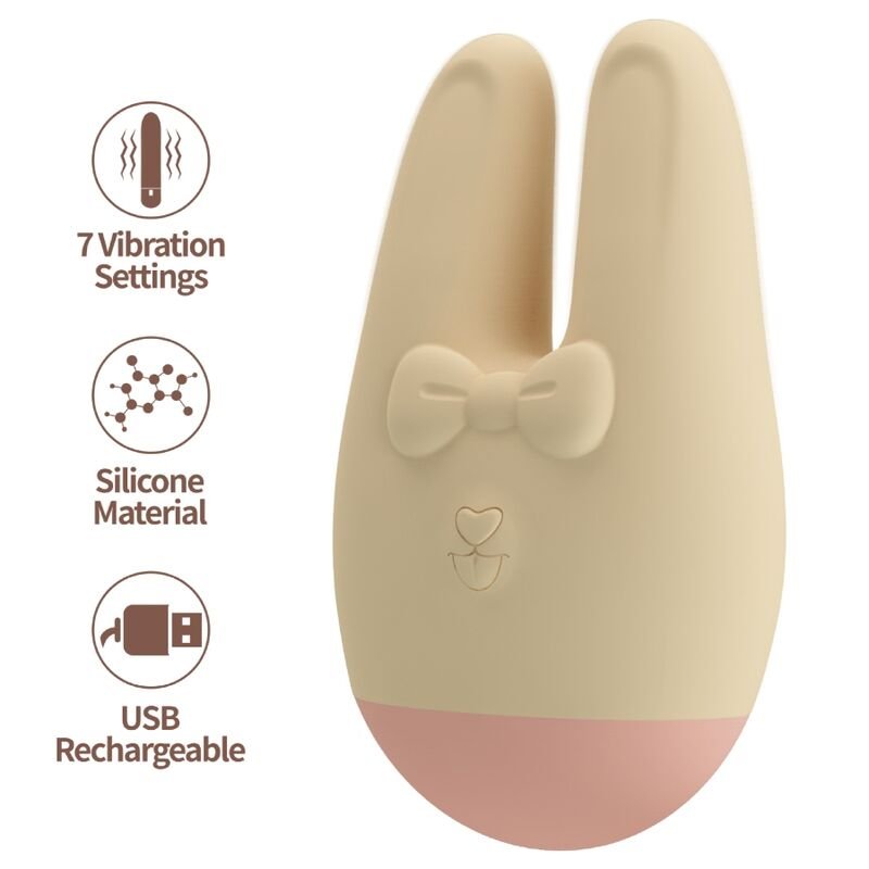 ROMANCE - BUNNY EXTERNAL STIMULATOR 7 VIBRATION MODES ROMANCE