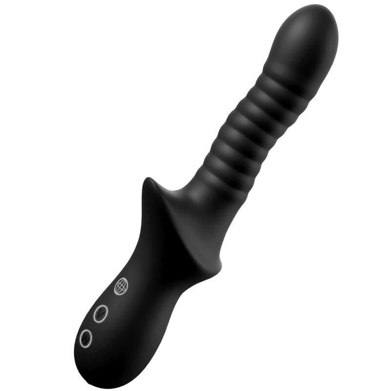 ANAL FANTASY ELITE - PLEASURE WAVE RECHARGEABLE BLACK ANAL MASSAGER FETISH FANTASY ELITE