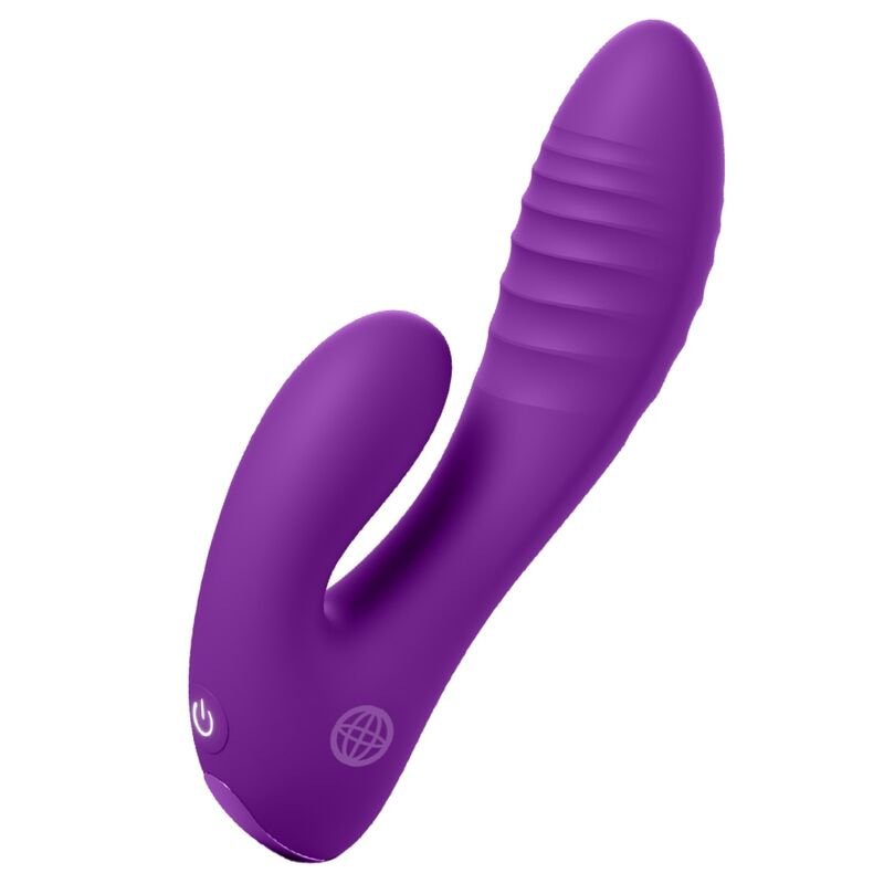 FANTASY FOR HER - SECRET LOVER DOUBLE-SPOT VIBRATOR GY CLITORIS RECHARGEABLE PURPLE FANTASY FOR HER