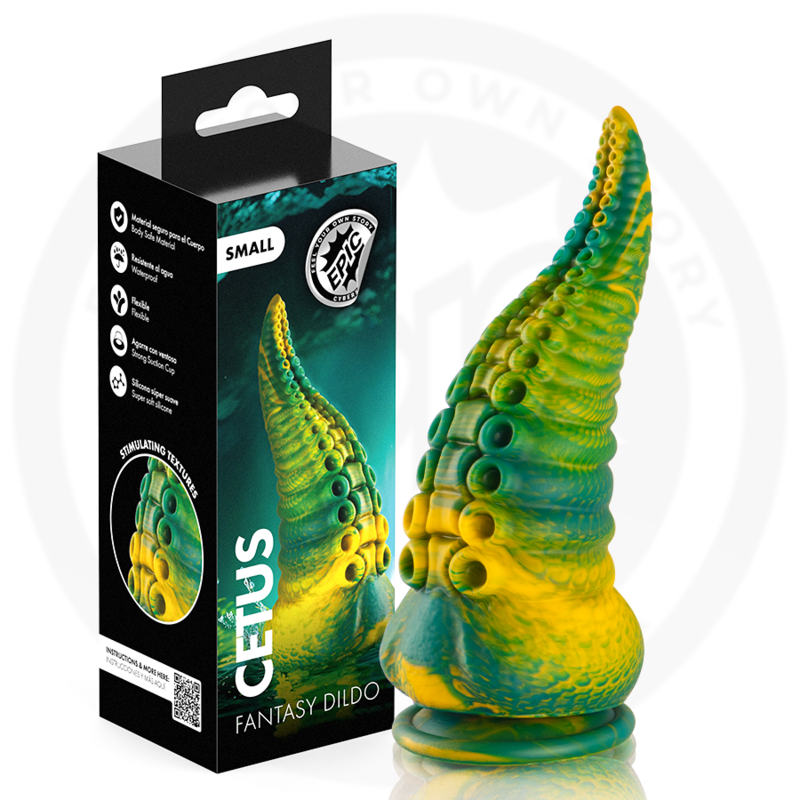 Epic - Cetus Dildo Green Tentacle Small Size