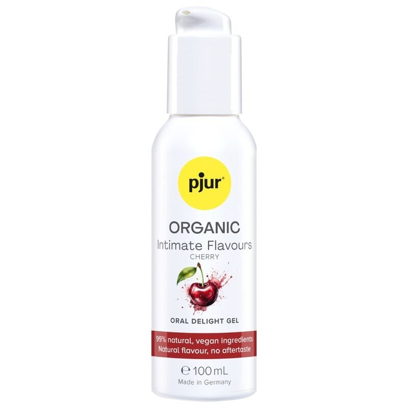 PJUR - ORGANIC INTIMATE FLAVOURS CHERRY ORAL DELIGHT GEL 100 ML PJUR