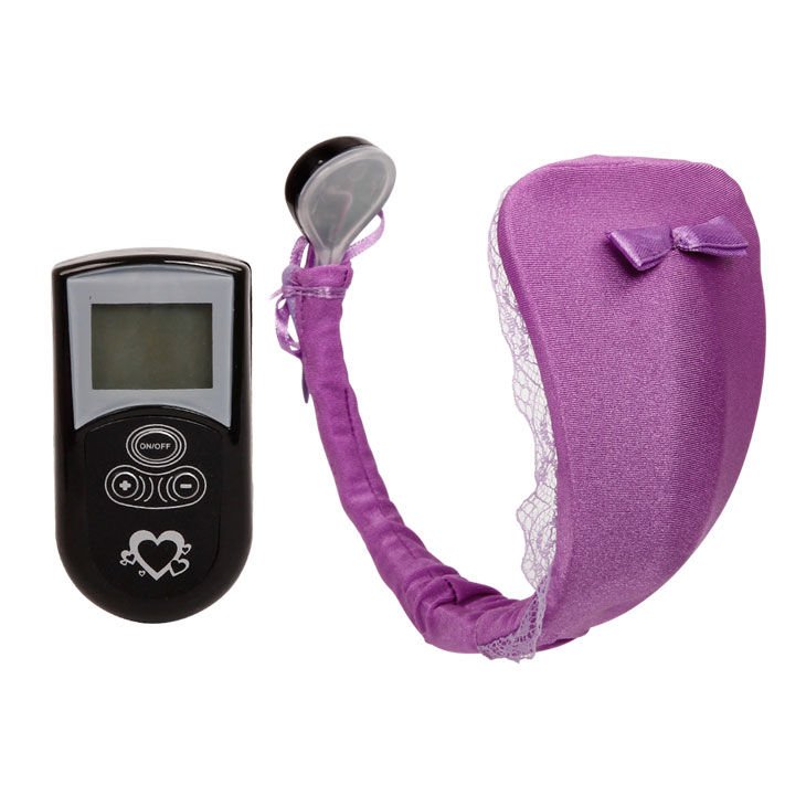 BAILE - TANGA CON VIBRADOR CON CONTROL REMOTO LILA BAILE STIMULATING
