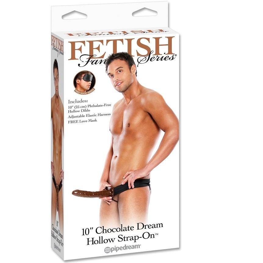 FETISH FANTASY SERIES - ARNÉS HUECO AJUSTABLE CHOCOLATE 22 CM FETISH FANTASY SERIE