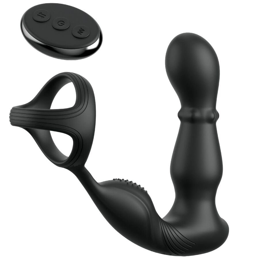 ANAL FANTASY ELITE COLLECTION - ANILLO Y MASAJEADOR ANAL VIBRADOR CON CONTROL REMOTO ANAL FANTASY ELITE COLLECTION