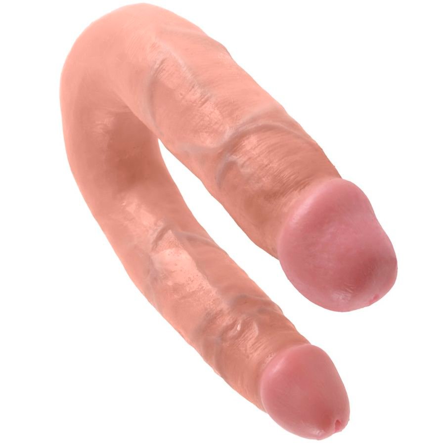 KING COCK - U-SHAPED MEDIUM DOUBLE TROUBLE FLESH 13.9 CM KING COCK